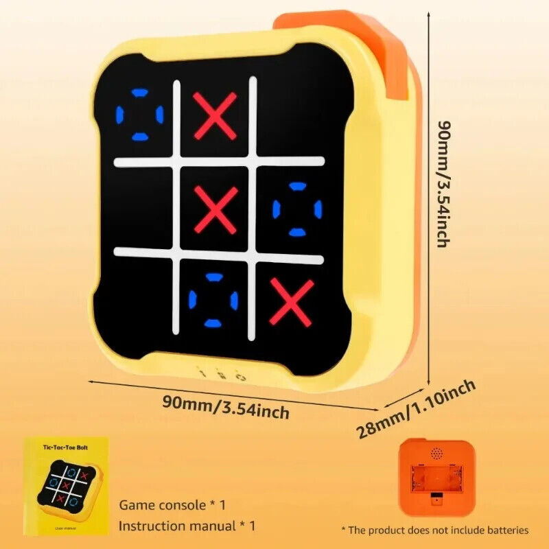 Multifunctional Electronic Digital Tic-Tac-Toe Board Board Game Portable