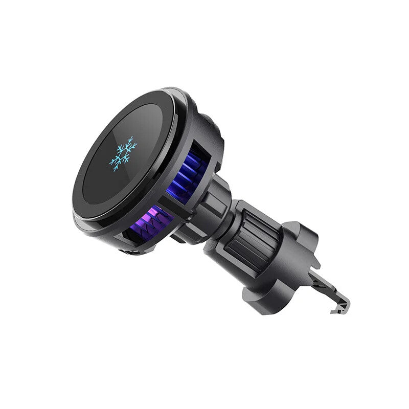 MAGNETIC WIRELESS CAR CHARGER MOUNT PHONE HOLDER FAST For APPLE IPHONE COOLING