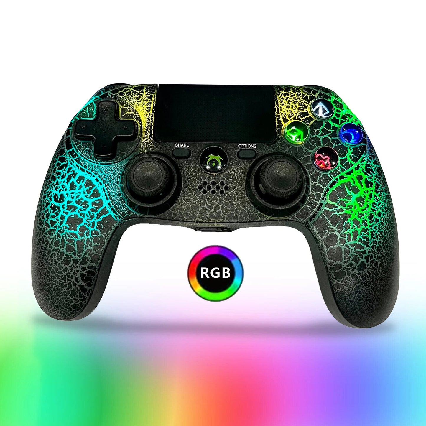 Wireless Controller for PS4/Slim, PS3, iPhone, iPad, iOS, Android, PC β Dual Vib
