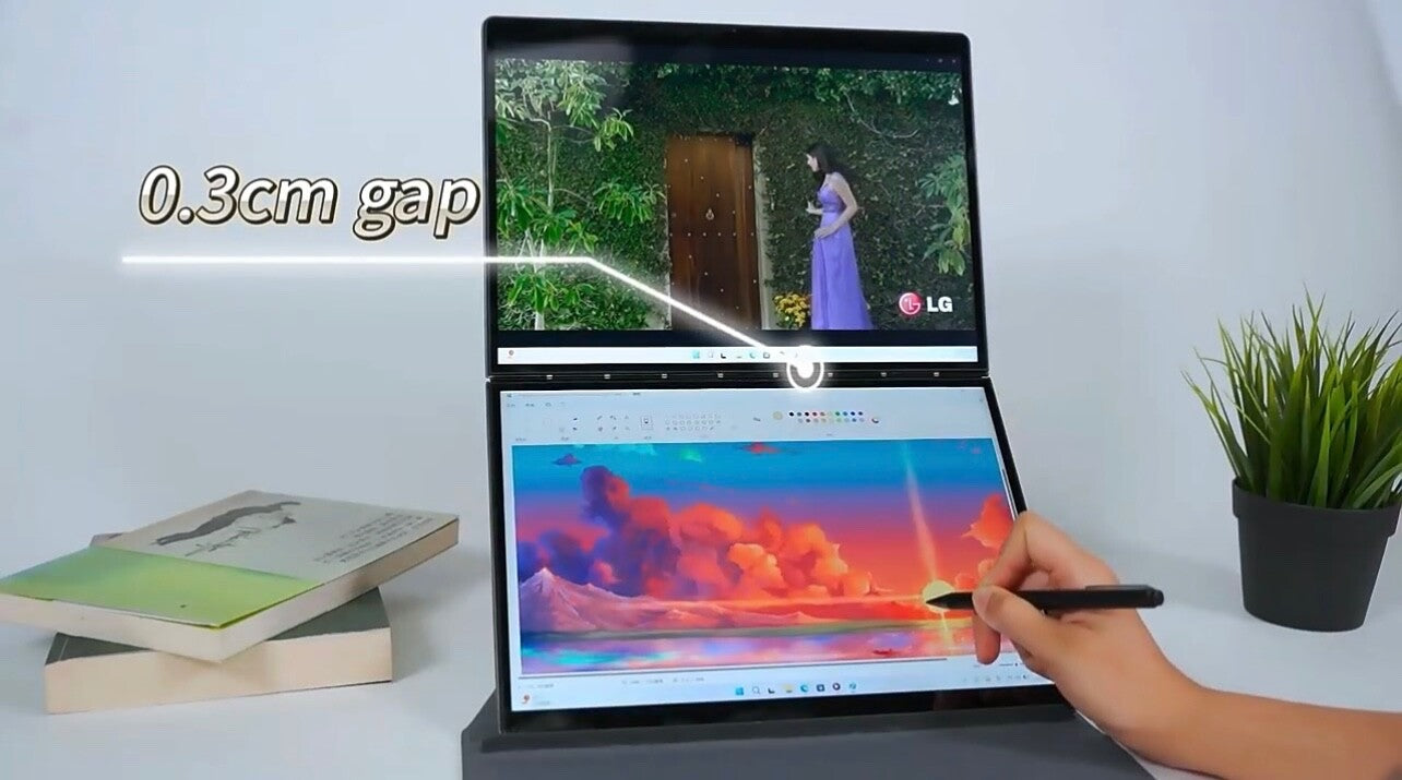 ZeeTec 13.5" DUAL SCREEN LAPTOP COMPUTER N100 16GB RAM 512GB SSD KEYBOARD PEN
