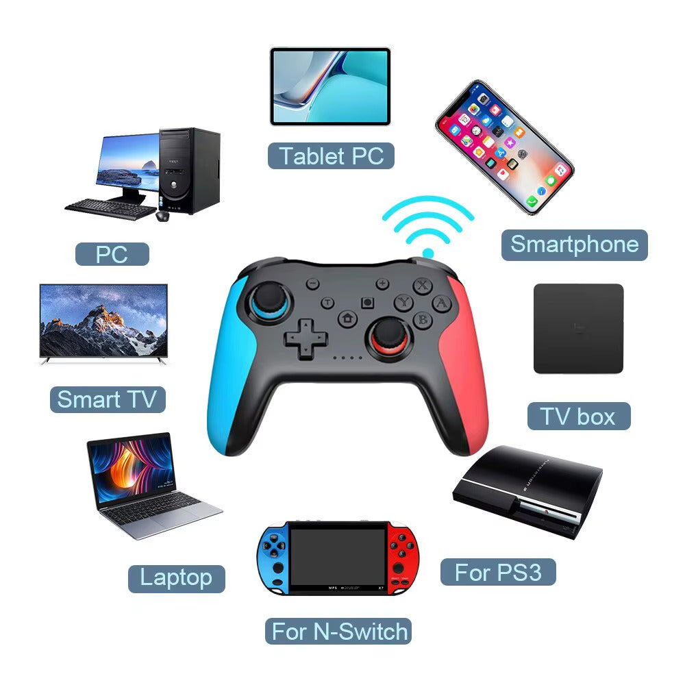 WIRELESS CONTROLLER GAMEPAD JOYSTICK for NINTENDO SWITCH PS3 PC ANDROID iOS
