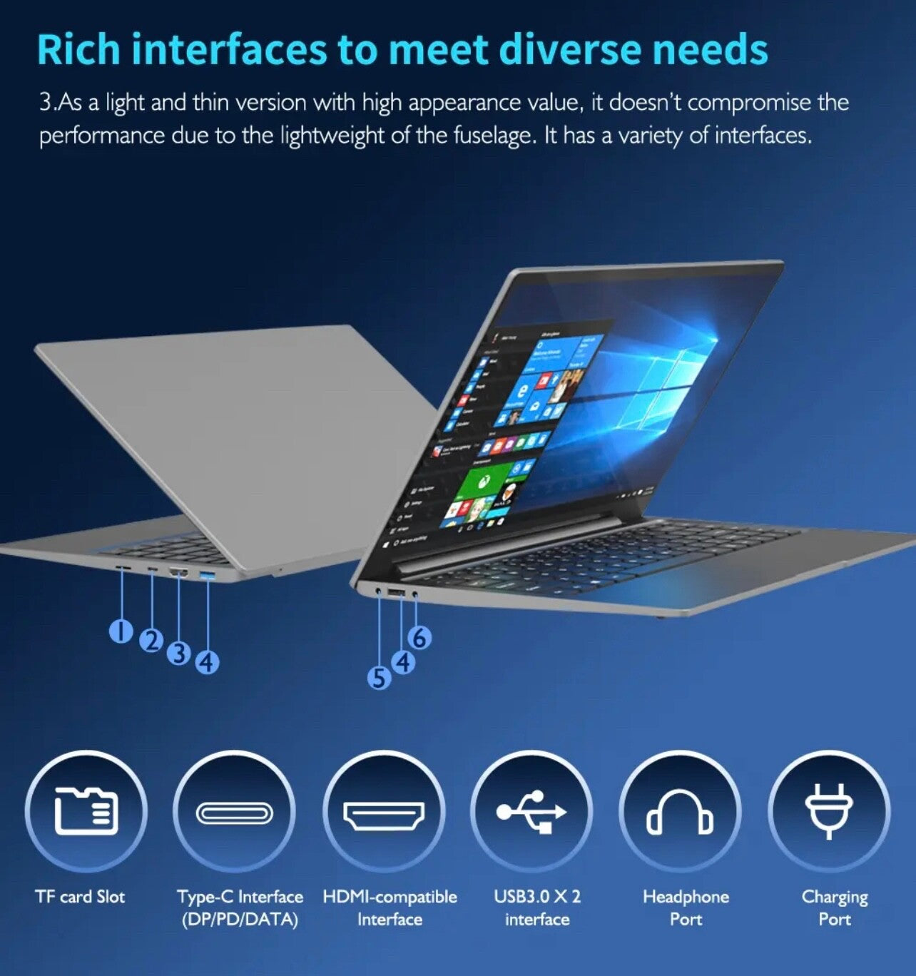 ZeeTec 14" POWERFUL SLIM GAMING LAPTOP COMPUTER INTEL I7 16GB 512GB SSD