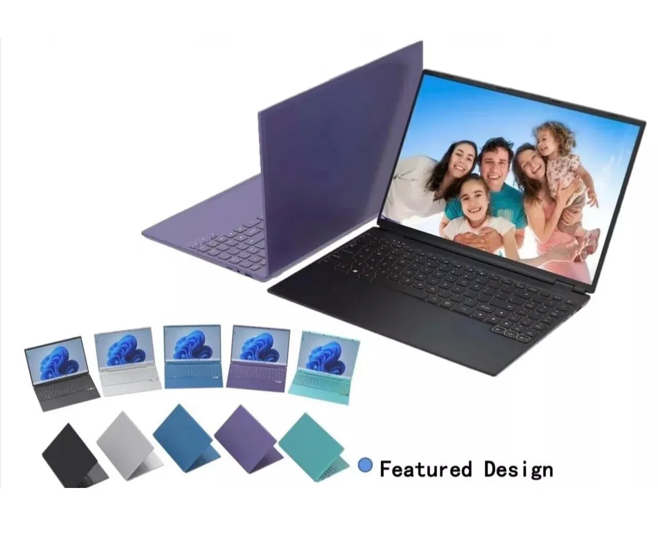 ZeeTec 16” Laptop Computer Intel N95 16GB 512GB SSD 2K LCD FHD Colorful Colors - ZeeTec Store