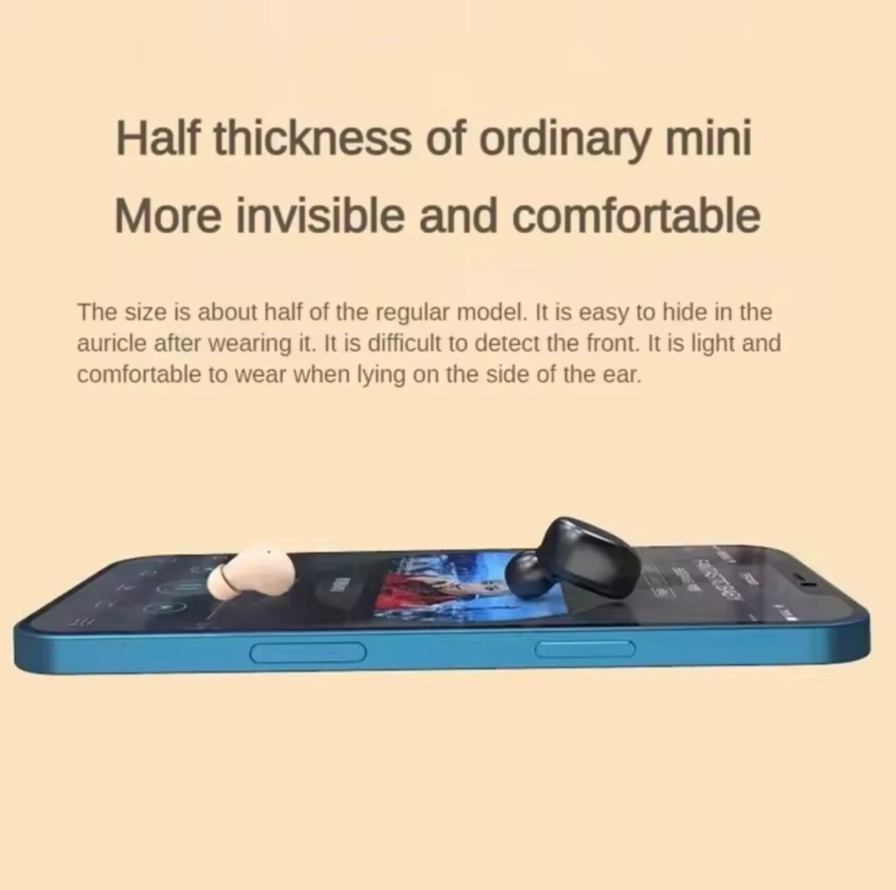Mini Wireless Earbuds Bluetooth 5.3 - HiFi Sound, Noise Canceling, Sport Fit