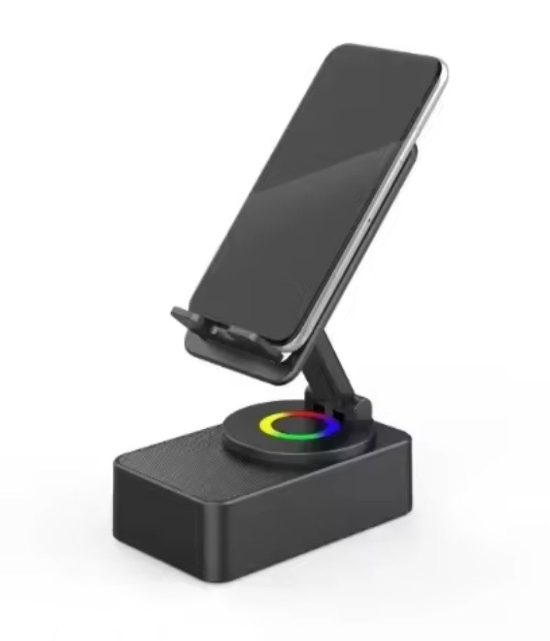 5-in-1 Bluetooth Speaker Phone Holder Power Bank Portable for Travel & Home