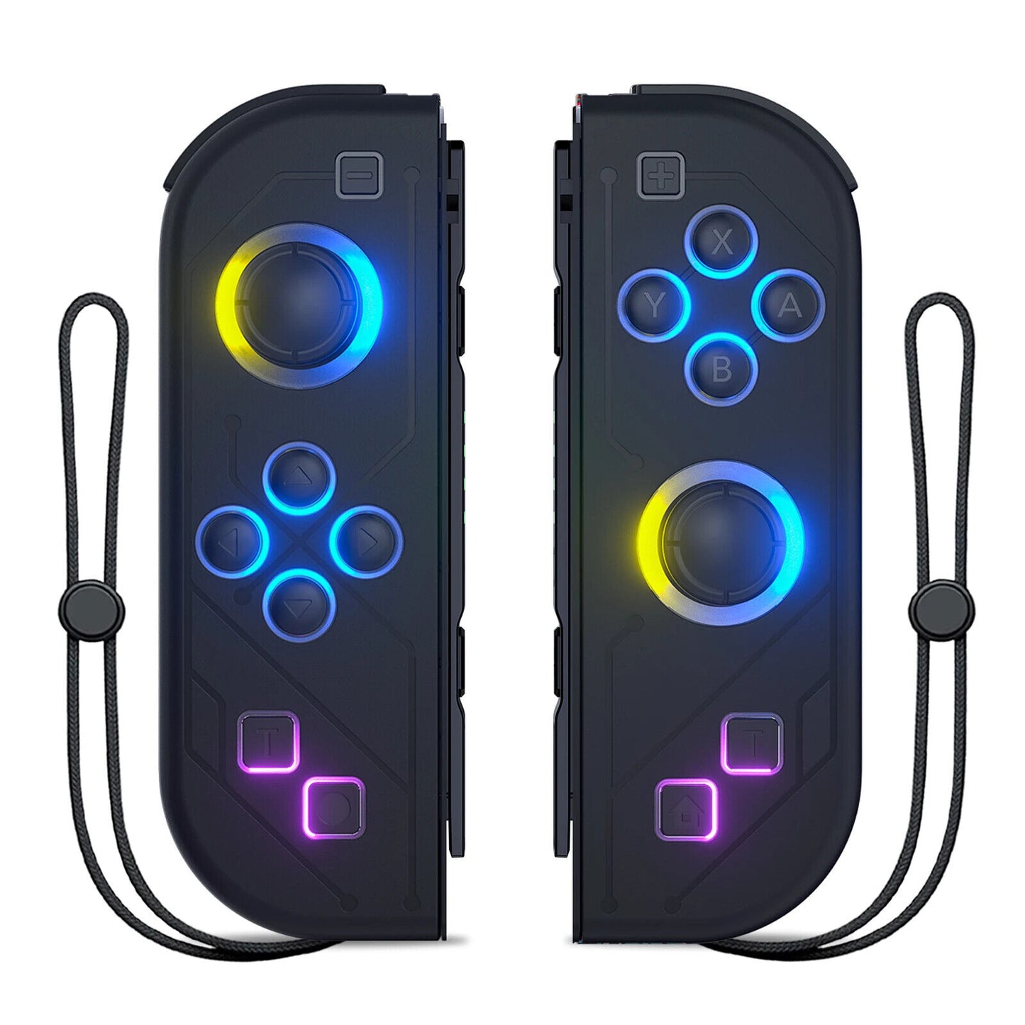 Wireless RGB Joypad Gamepad Controller Grip for Nintendo Switch Turbo Mode