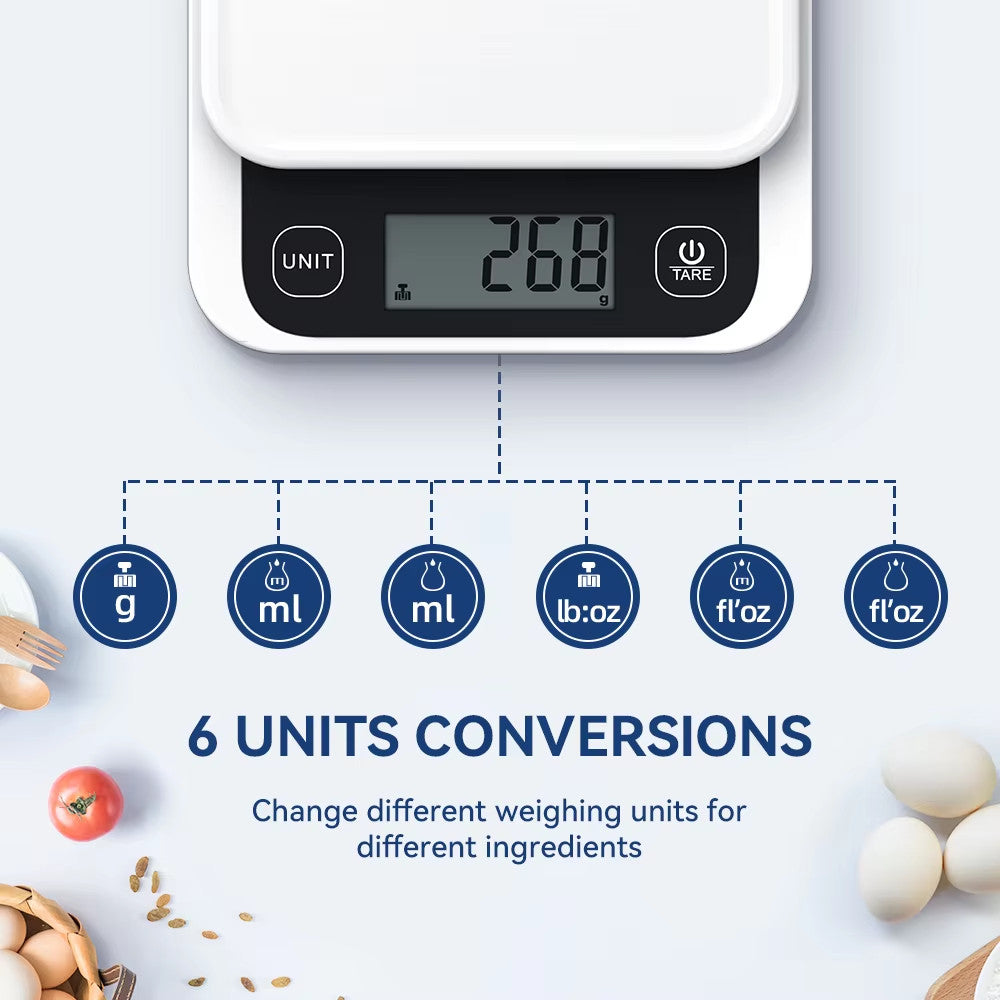 Smart Food Calorie Scale LCD Digital Display with Nutrition App