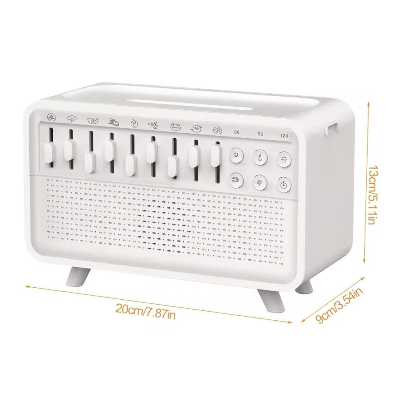 3in1 Flame Air Diffuser Humidifier Aromatherapy w/ Noise & Bluetooth Music