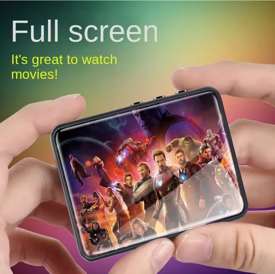 2.4" Touchscreen MP3 MP4 Player Bluetooth HiFi HD FM Record 4GB & support 128GB