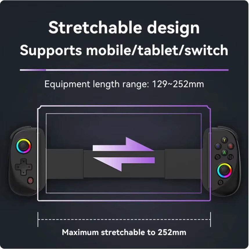 Wireless Mobile Controller Turbo 6-Axis Gyro Vibration for Android iOS PS4 PS3