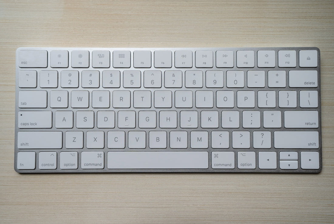 silver and white computer keyboard