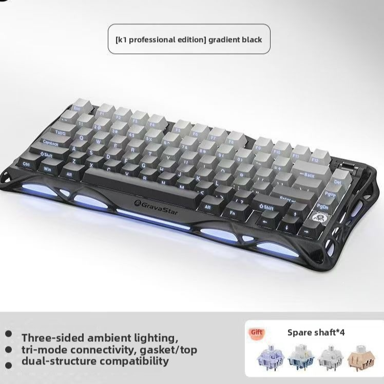 Mercury Wireless Mechanical Gaming Keyboard RGB Backlit