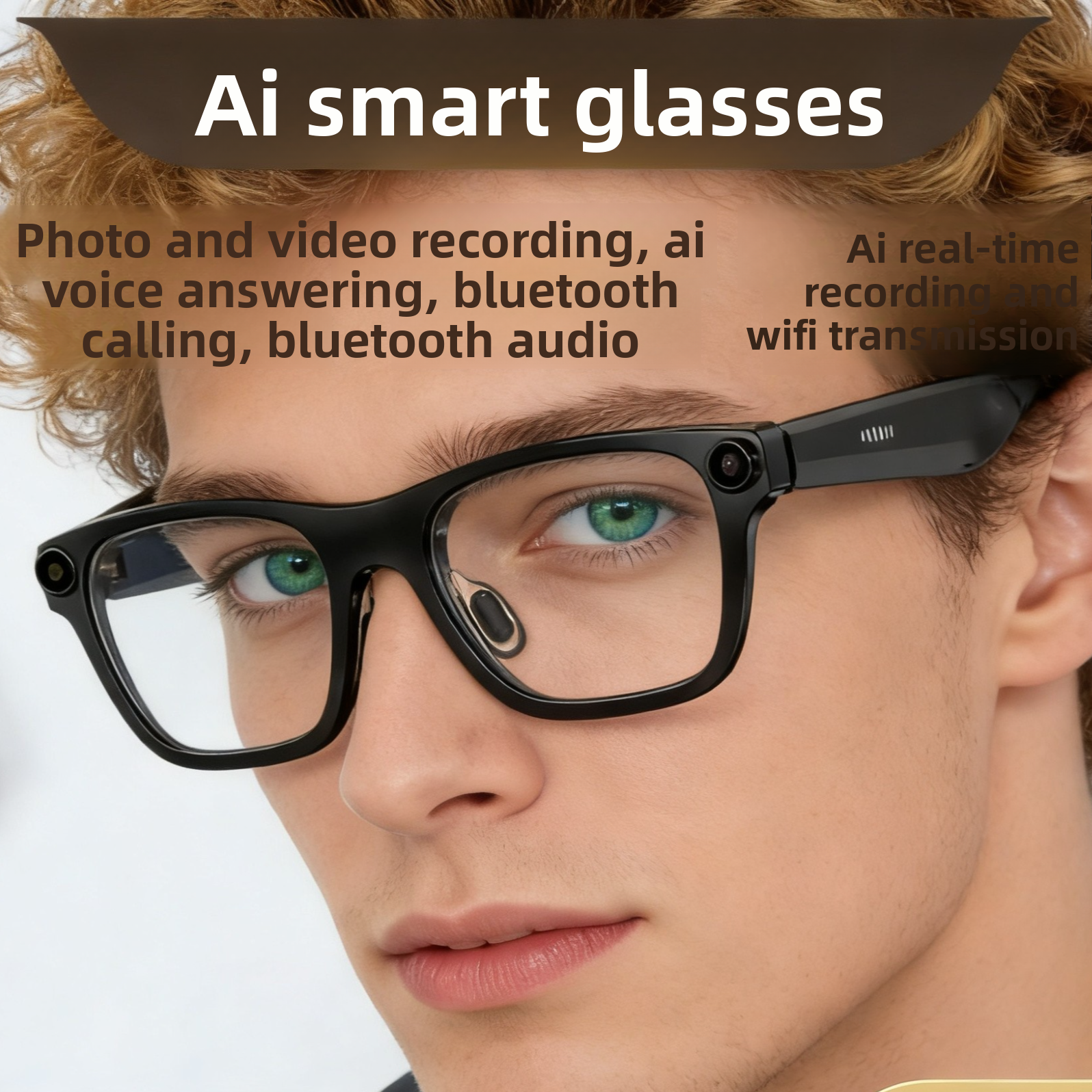 AI Smart Glasses with Camera and Translation Features - ZeeTec Store