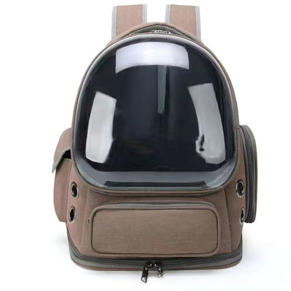 Transparent Pet Travel Backpack Breathable Comfort Lightweight