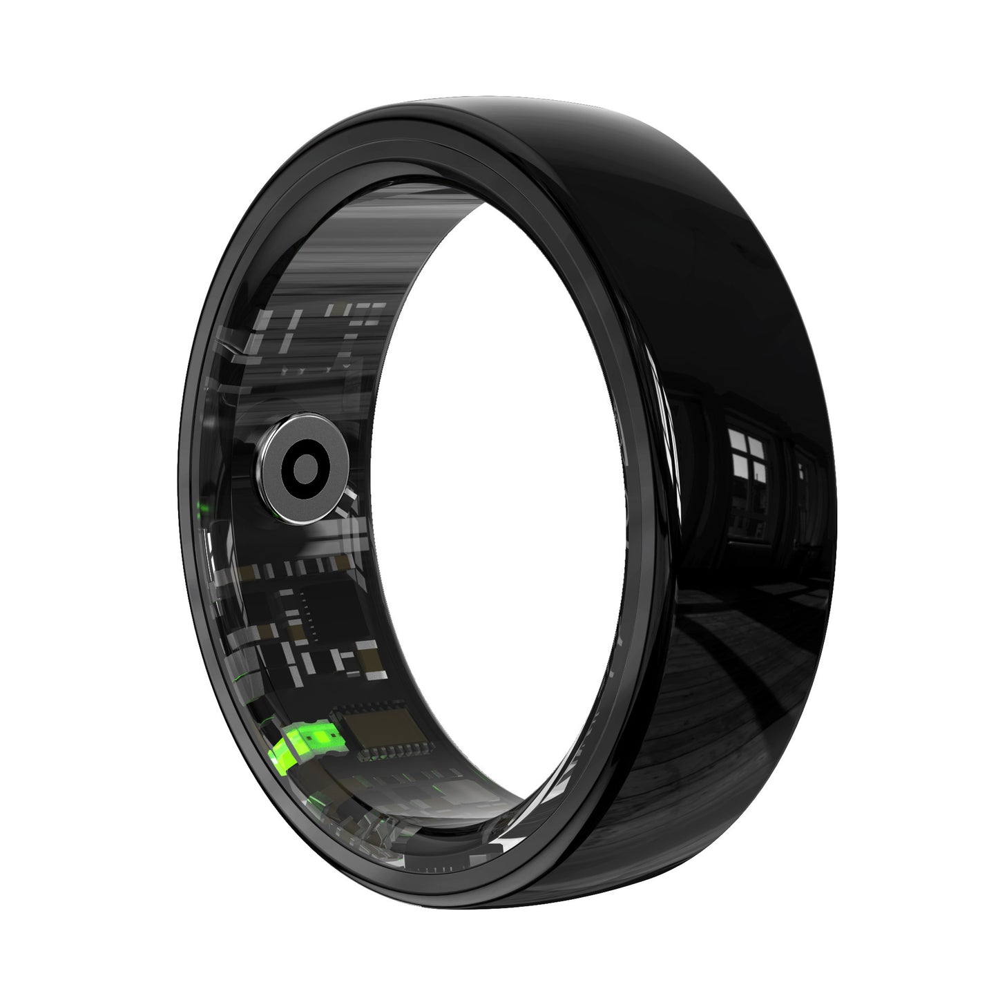 Smart Health Monitoring Ceramic Ring Lightweight Gesture Control