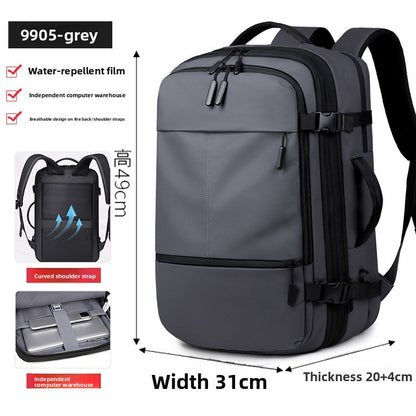 Men's Business Commuter Backpack Expandable Laptop Bag
