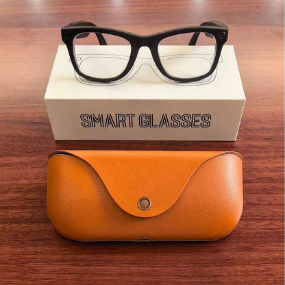Smart Glasses with AI Camera and Charging Case
