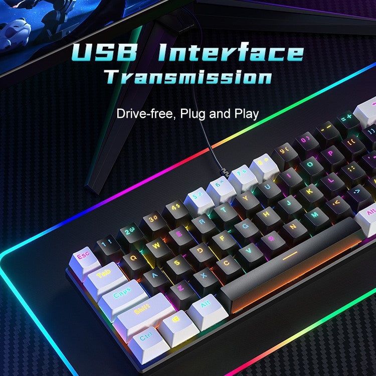 BD61 RGB Mechanical Gaming Keyboard - Hot-Swappable Wired Performance