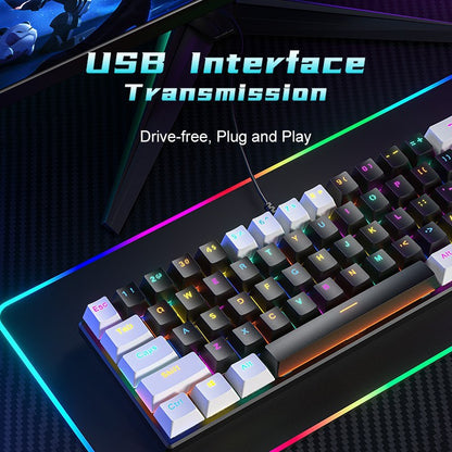 BD61 RGB Mechanical Gaming Keyboard - Hot-Swappable Wired Performance