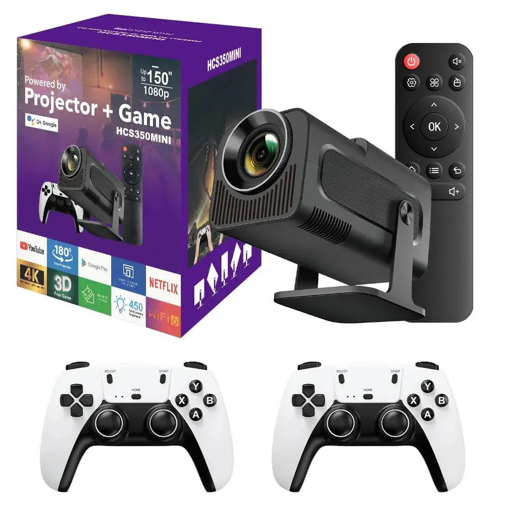 Home Theater Projector - High-Resolution Projection for Gaming & 150-Inch Screens - ZeeTec Store