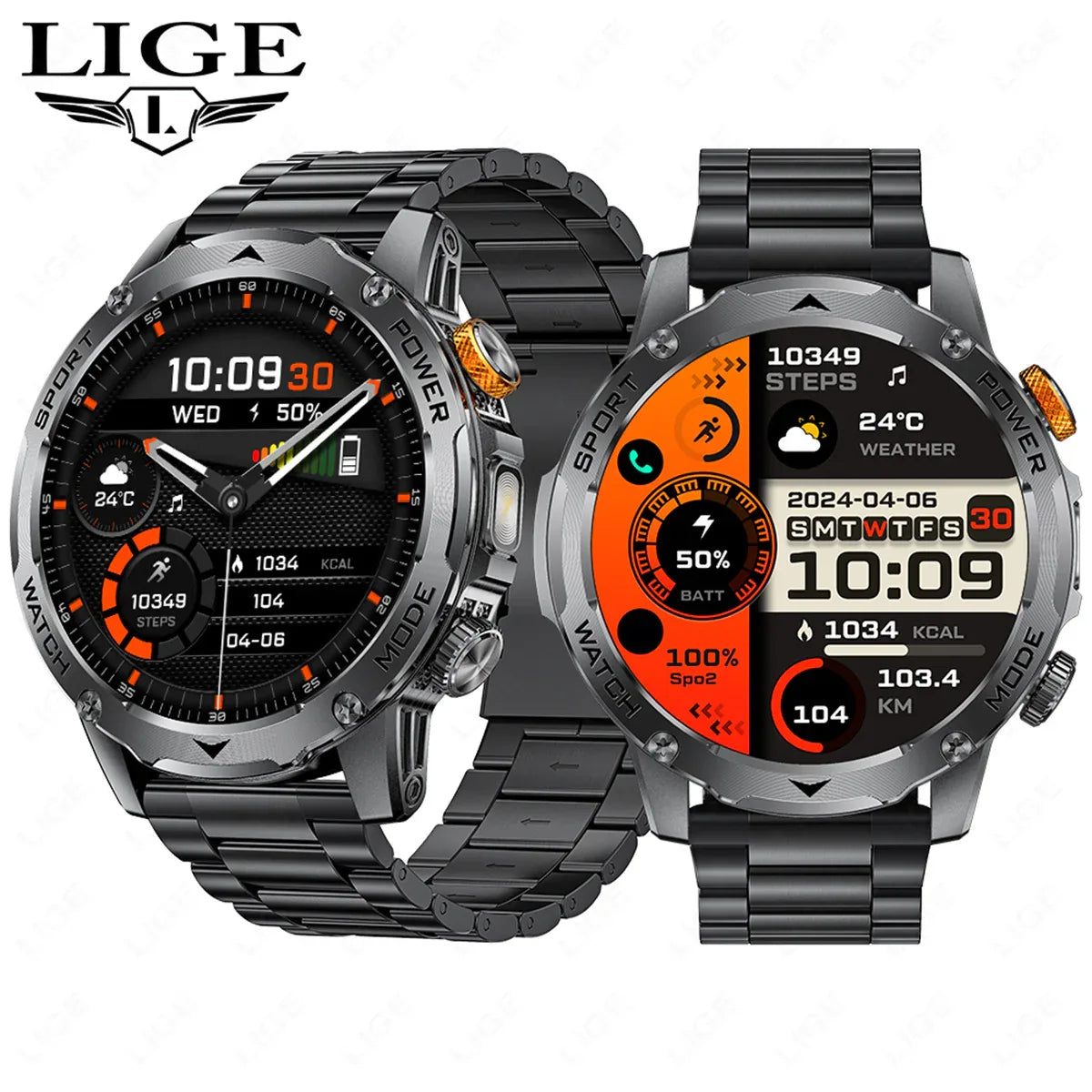 Bluetooth Smart Watch - Advanced Fitness Tracking & Notifications - ZeeTec Store