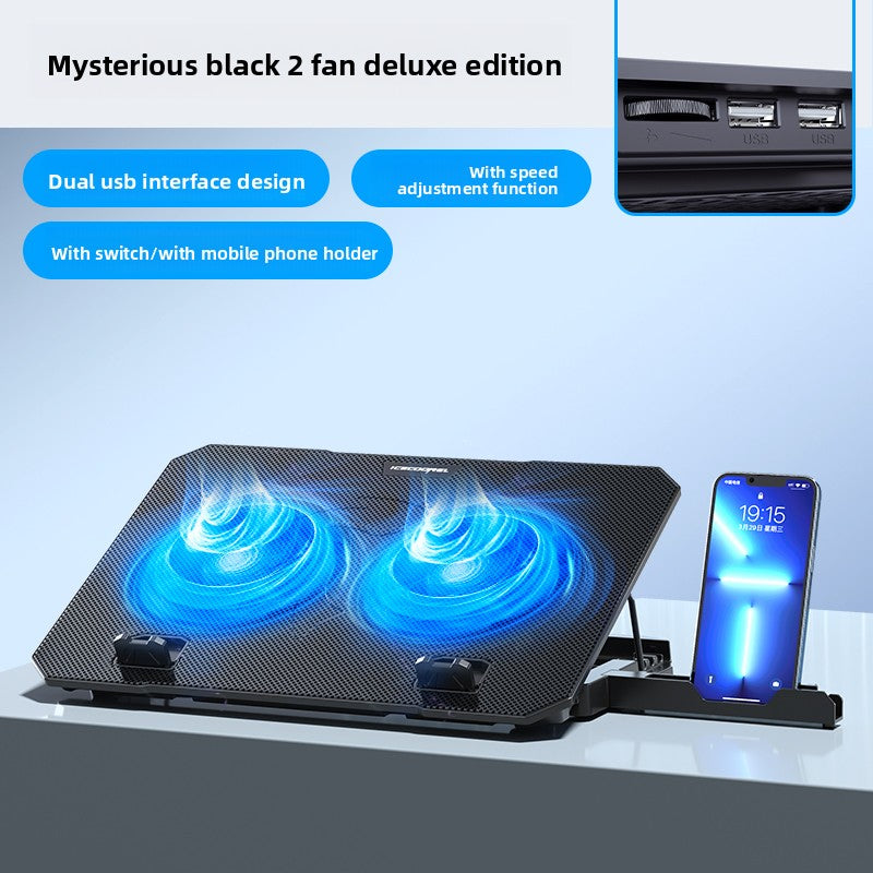 laptop cooling pad Silent Adjustable Speed Phone Holder