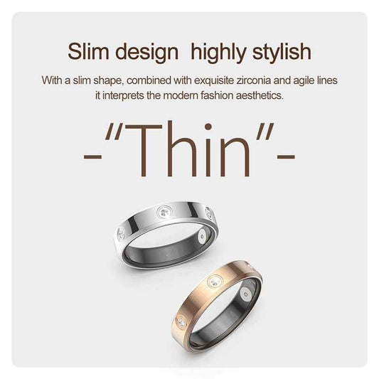 Smart Health Ring Heart Rate Sleep Tracking Fitness Monitor
