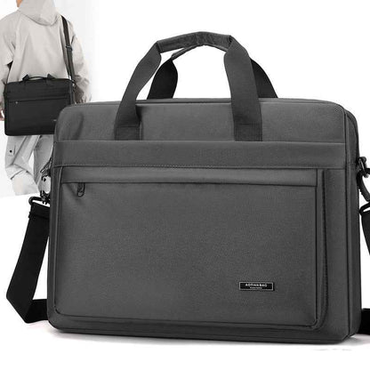 Men's Oxford Cloth Shoulder Computer Bag Large Capacity  Handbag