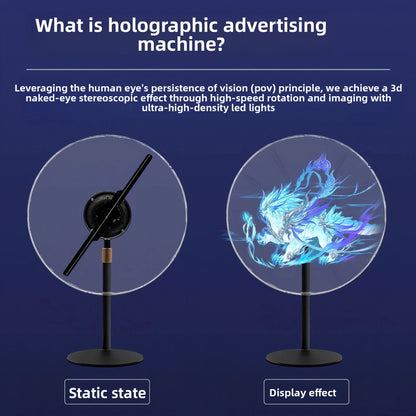 Desktop Holographic 3D Fan Display