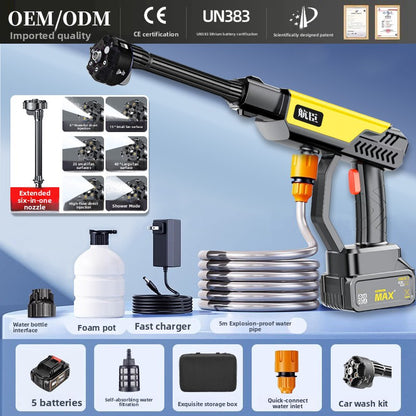 Wireless Lithium Battery Pressure Washer for Car