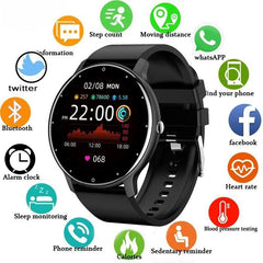 Smart Watch,1.28-inch HD color touch screen 240*240,Calls|built-in microphone|speaker|Customizable Dial|Smart Notifications|step counting|distance|calorie|heart rate|blood oxygen|blood pressure,Up to 7 days battery