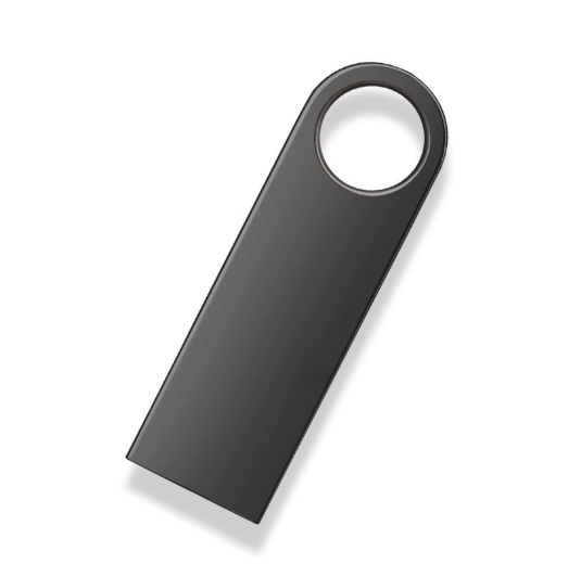 Metal USB drive with security features