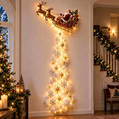 Christmas Themed LED Wall Night Light Wall Mount Festive Design