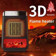 3D Dynamic Flame Warm Air Electric Heater