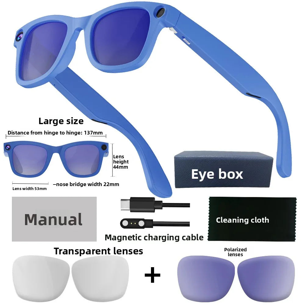 AI Intelligent Glasses with 8MP Camera, Advanced AI Integration, and Multifunctional Design - ZeeTec Store
