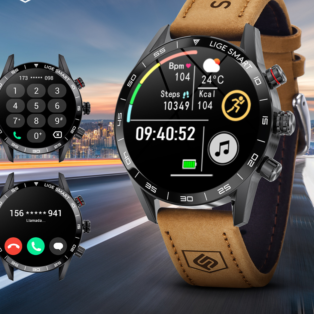 Lige Sleek Multifunctional Bluetooth Smart Watch