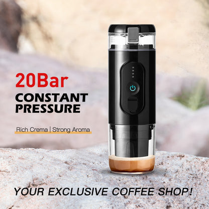 Electric coffee machine, Wireless Heating, Italian Style: Delivers authentic Italian coffee experience, Portable Design, Multi-Function: Features steam insulation heating automatic cleaning and temperature control, Easy to Clean