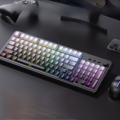 Wolf Spider S99 Keyboard for Ultimate Gaming Experience - Wireless Mechanical Feel