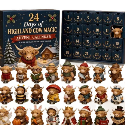 24 Days Christmas Magic Advent Calendar with Animal Blind Boxes
