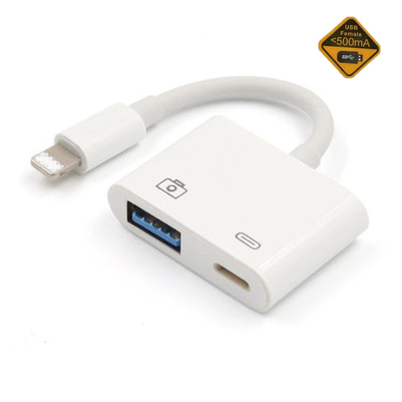 USB 3.0 OTG Adapter for Apple Devices with Charging and Data Transfer - ZeeTec Store