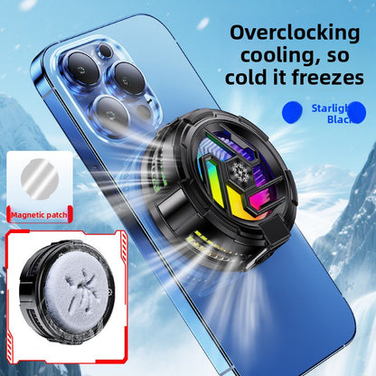 Magnetic Semiconductor Frost Phone Cooler with Digital Display