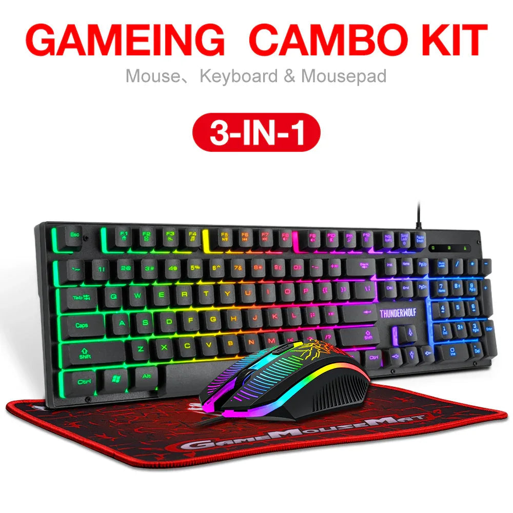 Keyboard Mouse Set for Ultimate Comfort and Precision - ZeeTec Store