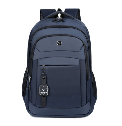 Large Capacity Nylon Backpack with Laptop Compartment