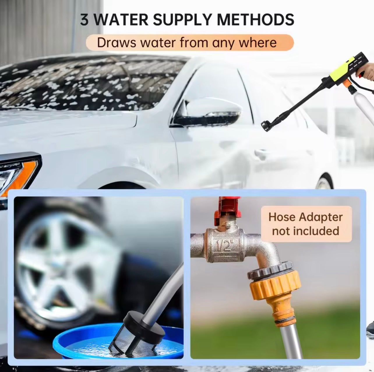 Wireless Car Wash Machine for Effortless Cleaning