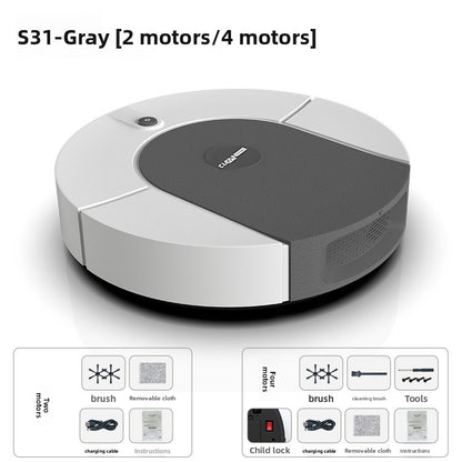 All-in-one Smart Robot Vacuum Cleaner sweeps, vacuums, and mops for comprehensive floor care