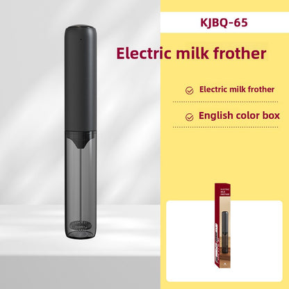 Rechargeable Handheld Electric Mixer with Interchangeable heads for mixing, frothing, and blending tasks