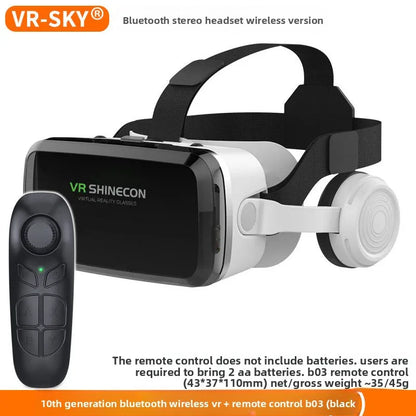 Wireless Bluetooth VR Headset G04BS - 3D Virtual Reality Game Helmet - ZeeTec Store