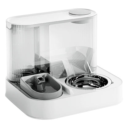 Automatic Pet Feeder and Water Dispenser Combo