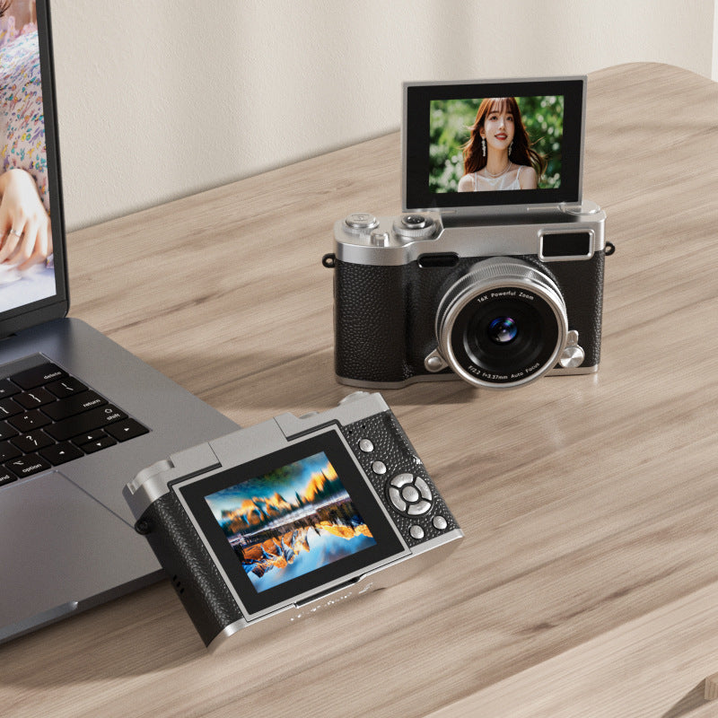 Flip-Up 4K Ultra Clear Digital Camera Wide-Angle Lens