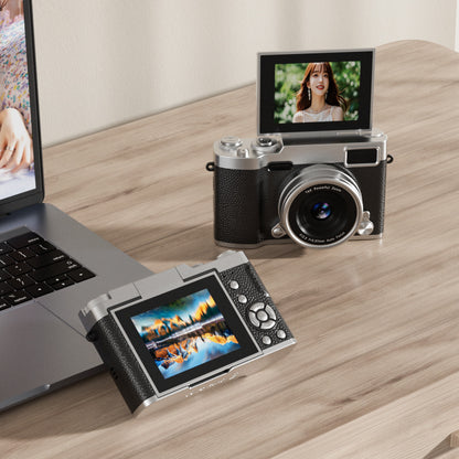 Flip-Up 4K Ultra Clear Digital Camera Wide-Angle Lens